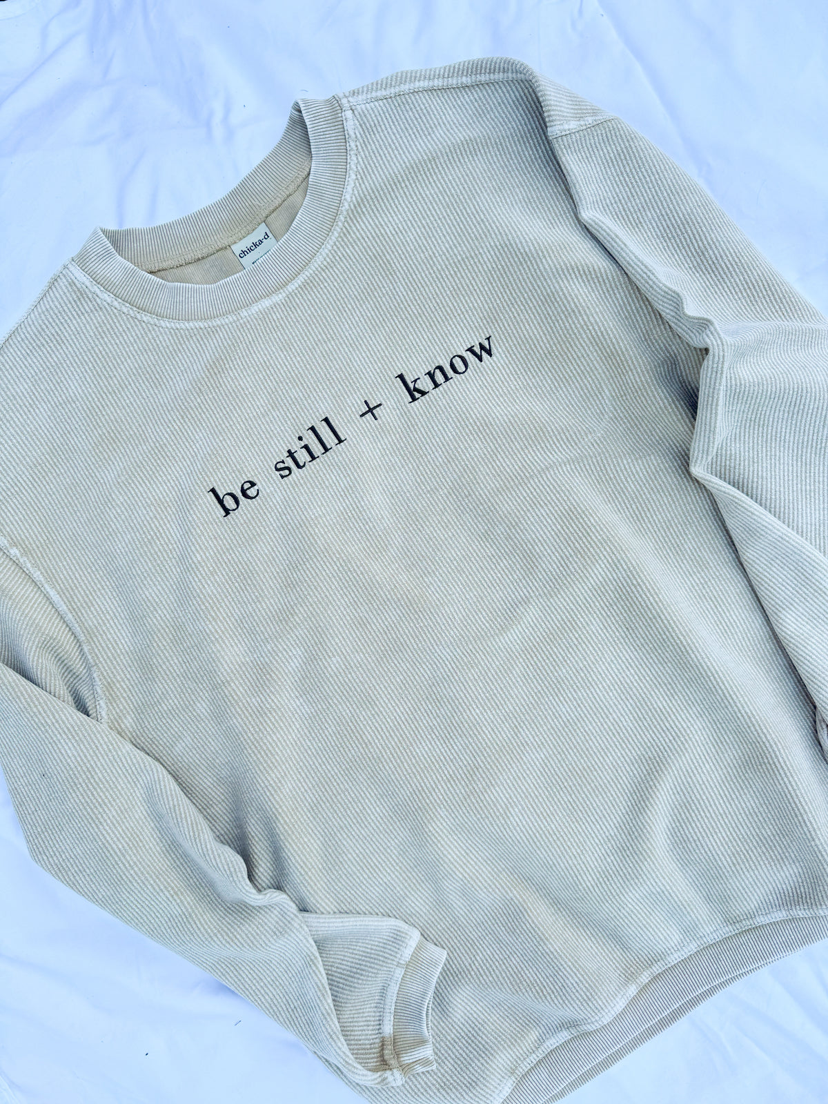 Customizable Corded Crewneck