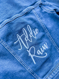 Custom Name Jean Jacket